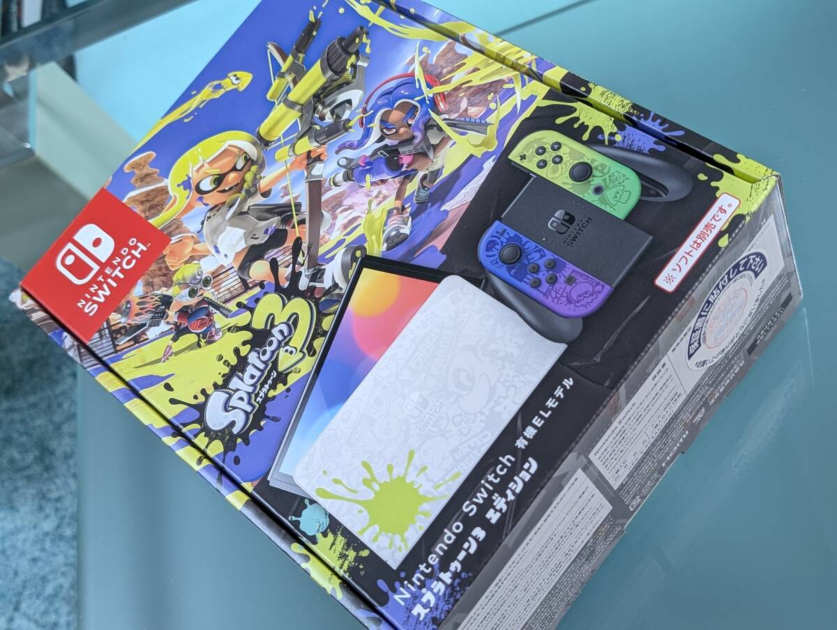 開封品・ほぼ未使用】Nintendo Switch 有機ELモデル スプラトゥーン3