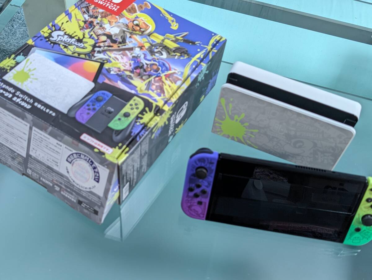 開封品・ほぼ未使用】Nintendo Switch 有機ELモデル スプラトゥーン3