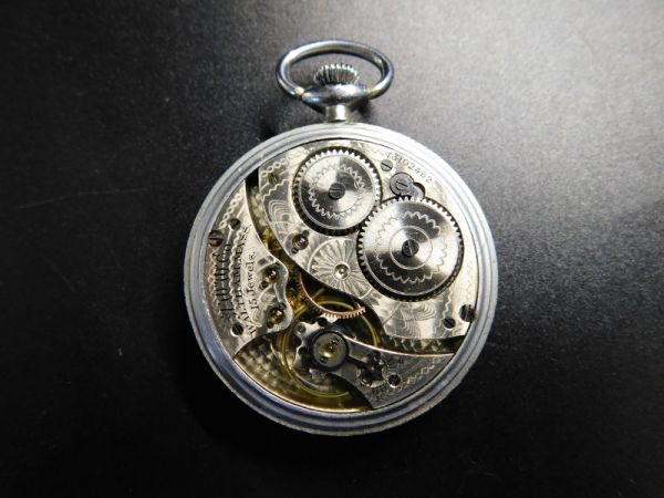 A.W.W.CO, WALTHAM, MASS 15石 懐中時計 手巻き式 ウォルサム オープン