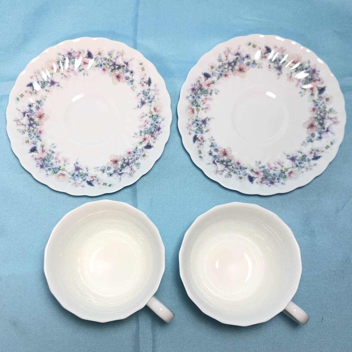  ウェッジウッド Angela アンジェラ ケーキ皿6枚セット 未使用】WEDGWOOD ANGELA カップ&ソーサー ケーキ皿 2客セット 黒壺