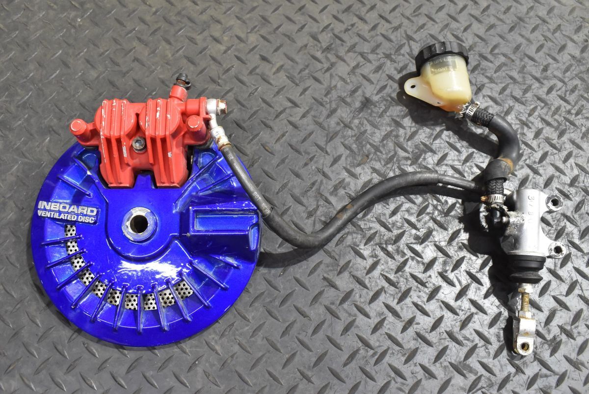 H633 当時物 純正 CBX550F インボード リアブレーキASSY 0251 検) PC04