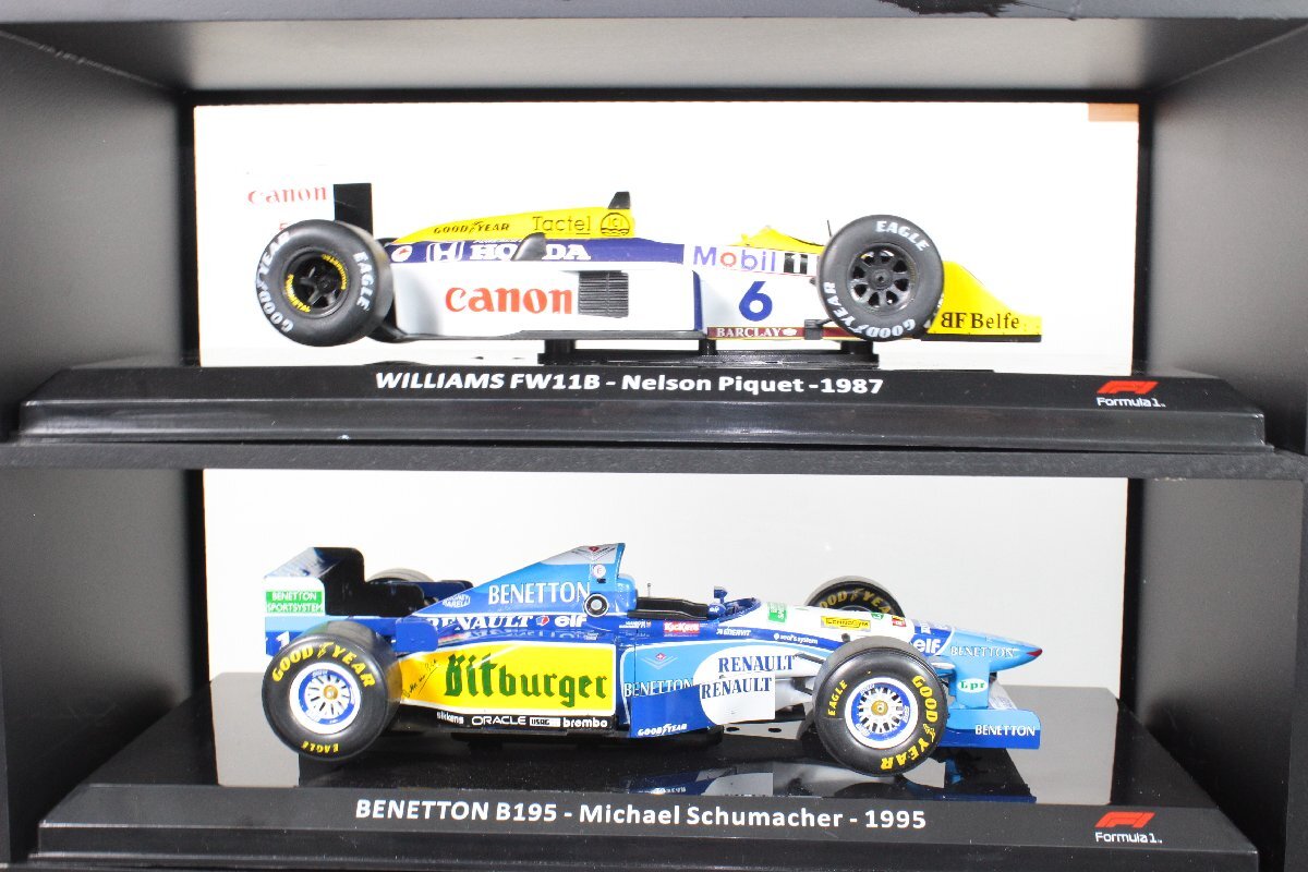 デアゴスティーニ 〇 ビッグスケールF１コレクション 1/24スケール [フェラーリ][マクラーレン]など 10台＋専用ボックス セット 〇 #340_2