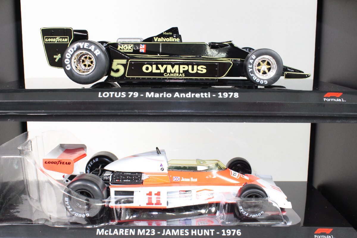 デアゴスティーニ 〇 ビッグスケールF１コレクション 1/24スケール [フェラーリ][マクラーレン]など 10台＋専用ボックス セット 〇 #340_3