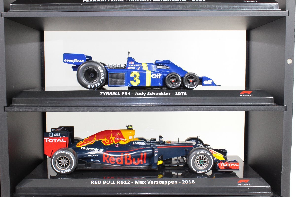 デアゴスティーニ 〇 ビッグスケールF１コレクション 1/24スケール [フェラーリ][マクラーレン]など 10台＋専用ボックス セット 〇 #340_5
