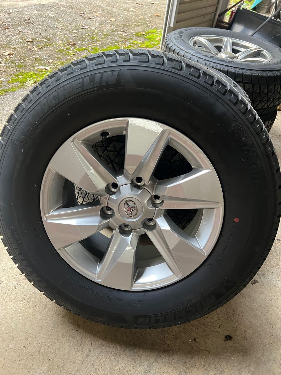 ランドクルーザープラド 純正新車タイヤ 265/65R17 ミシュランタイヤ