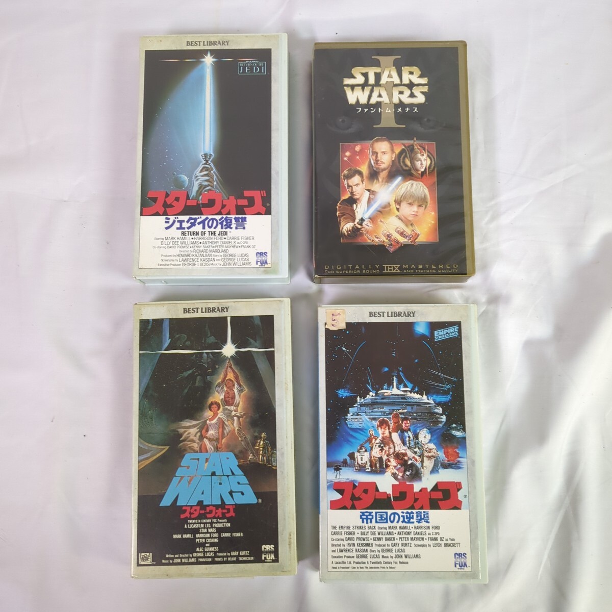 F1109 スター・ウォーズ VHS ジェダイの復讐 帝国の逆襲 ファントム