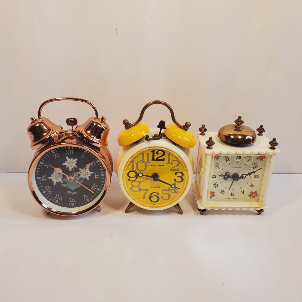 TOKYO CLOCK 日本・Tempusスイス・Blessing西ドイツ 目覚まし時計 機械