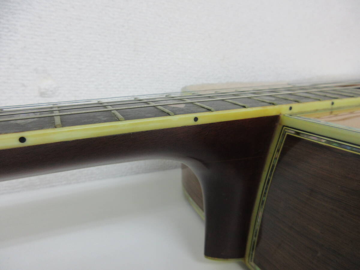 中古 楽器 ギター K.YAIRI ヤイリギター アコースティックギター 詳細不明 6233 ( ペグ GROVER ) ハードケースあり 弦楽器 ※動作未確認／B_10