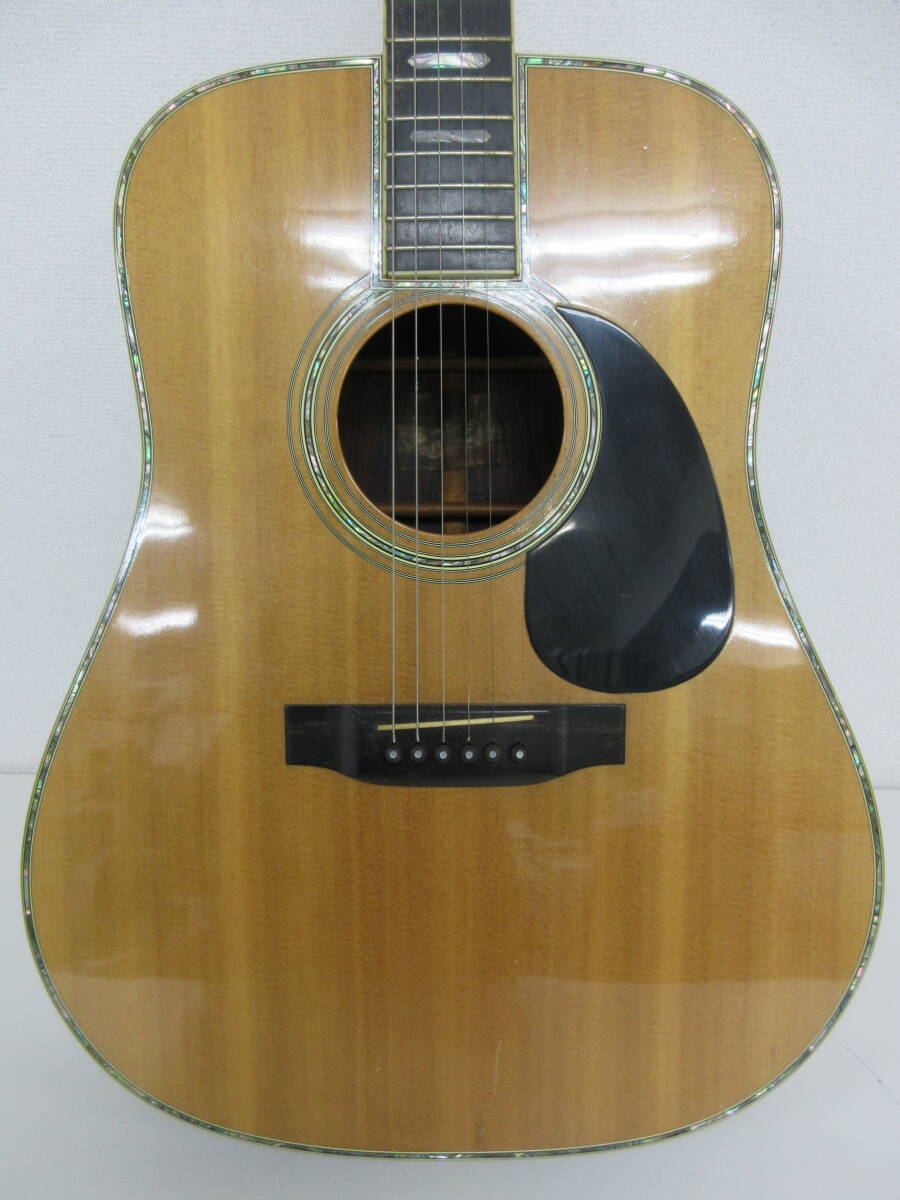 中古 楽器 ギター K.YAIRI ヤイリギター アコースティックギター 詳細不明 6233 ( ペグ GROVER ) ハードケースあり 弦楽器 ※動作未確認／B_4