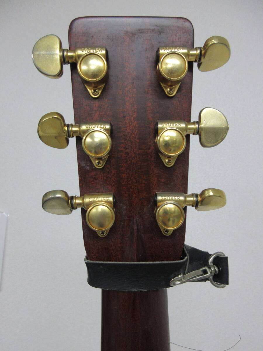 中古 楽器 ギター K.YAIRI ヤイリギター アコースティックギター 詳細不明 6233 ( ペグ GROVER ) ハードケースあり 弦楽器 ※動作未確認／B_6