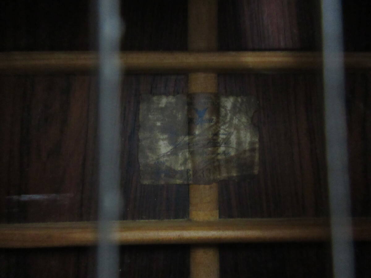 中古 楽器 ギター K.YAIRI ヤイリギター アコースティックギター 詳細不明 6233 ( ペグ GROVER ) ハードケースあり 弦楽器 ※動作未確認／B_7