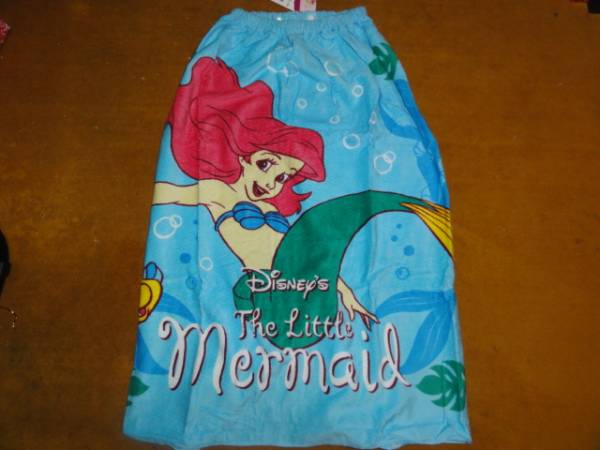 ラップタオル 巻きタオル ディズニー アリエル 80cm バスタオル 売買されたオークション情報 Yahooの商品情報をアーカイブ公開 オークファン Aucfan Com
