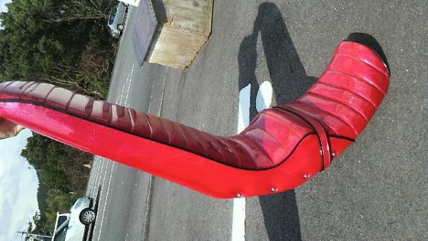 ZRX 三段シート 赤ラメ 美品 即決アリ 送料無料_2