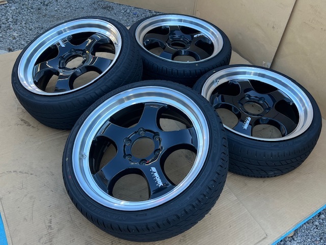 ホイール付タイヤ4本セット (WORK ディープリム 20インチ トヨタ 