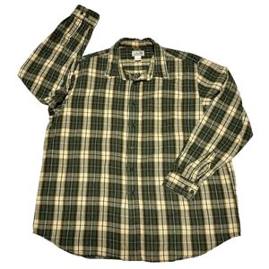 XLサイズ LLビーン　メンズ　ネルシャツ　長袖シャツ　アメリカ古着　キャンプ　アウトド