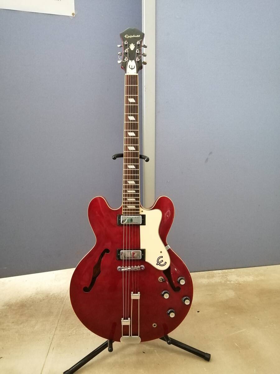 Epiphone Riviera エピフォン・リビエラ 韓国製 赤 ソフトケースつき
