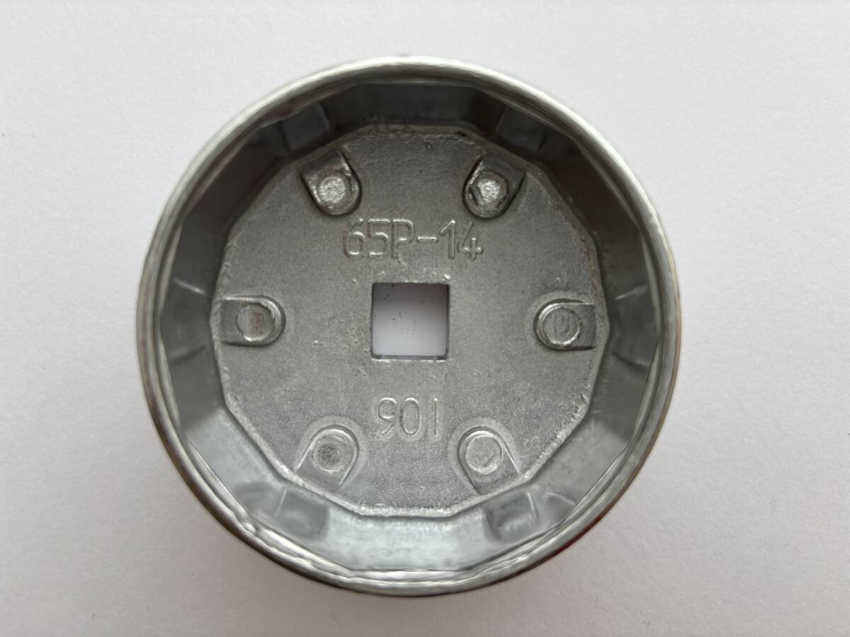 オイルフィルターレンチ カップ型 64mm 65mm レンチ 14角 12.7sq 六角 車 レンチ差込角 12.7mm カー 用品 工具 オイル エレメント 交換_3