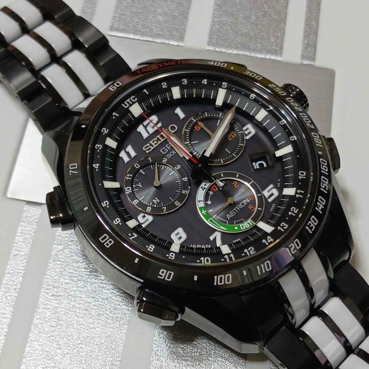 セイコー アストロン ジウジアーロデザイン GPS電波ソーラー 8X82-0AL0-1 SBXB037 セラミックス×チタン_3