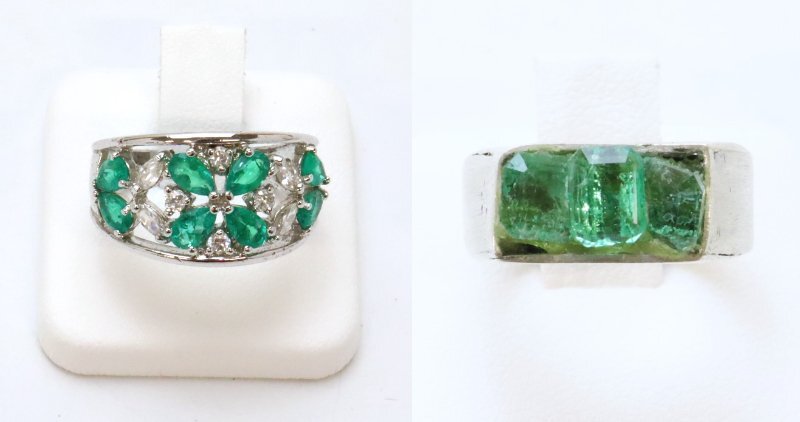 おたからや◆天然ルビー/サファイア/エメラルド アクセサリー (約510.4g安全ピン含まず)合成含浸含※傷、欠け等有※一部Ｋ18有【A-B42625】_2