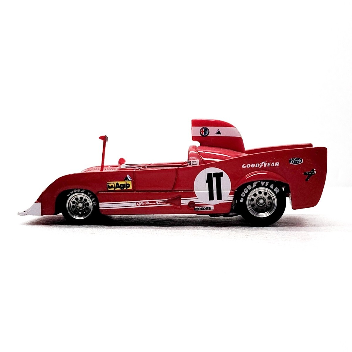 Miniature Alfa Romeo 33TT12 N.1 – Monza 1975 – Brumm 1/43 Pescarolo-Bell