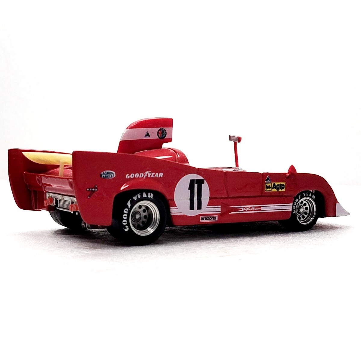 Miniature Alfa Romeo 33TT12 N.1 – Monza 1975 – Brumm 1/43 Pescarolo-Bell
