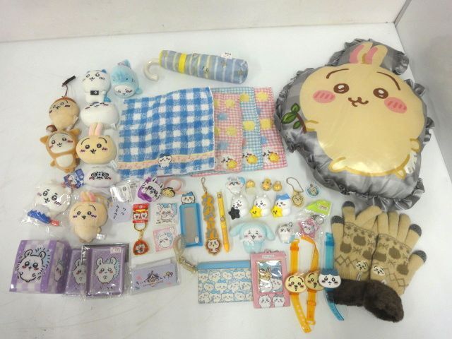 おもちゃ　まとめ売り 12381RSZ◎ちいかわ グッズ45点セット 折りたたみ傘/ハンカチタオル