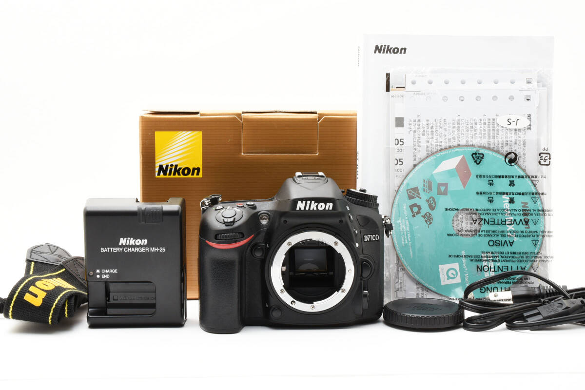 ☆超美品☆ ニコン Nikon D7100 ボディ ショット数4，266枚 元箱☆ワン