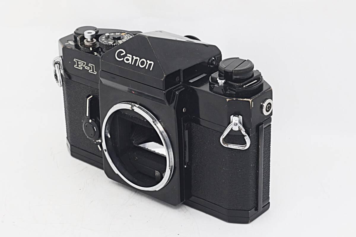 動作品】CANON F-1 フィルム一眼レフ MF フラッグシップ シャッター〇