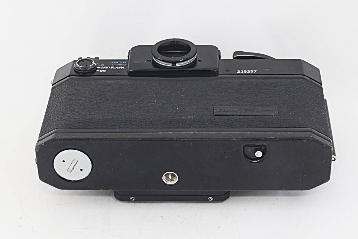 動作品】CANON F-1 フィルム一眼レフ MF フラッグシップ シャッター〇