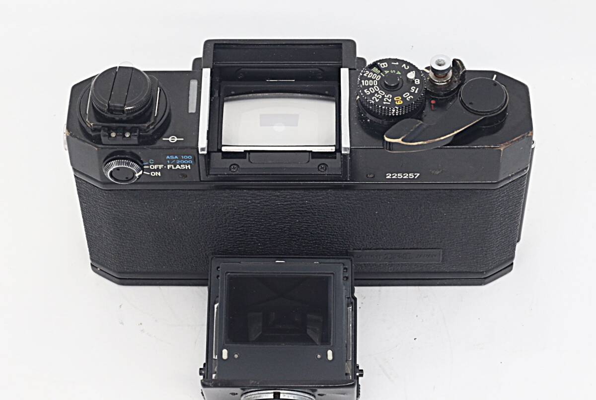 動作品】CANON F-1 フィルム一眼レフ MF フラッグシップ シャッター〇