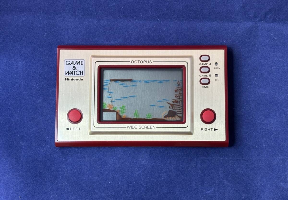 ゲームウォッチ オクトパス OCTOPUS 任天堂 ※美品 GAME&WATCH Nintendo