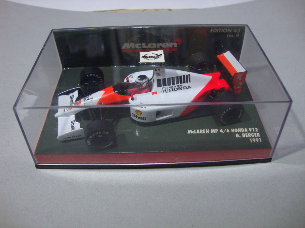 【新作，定番人気】 1/43 マクラーレン ホンダ MP4/6 HONDA V12 ベルガー(レーシングカー)｜売買されたオークション情報、yahooの商品情報をアーカイブ公開 - オークファン レーシングカー