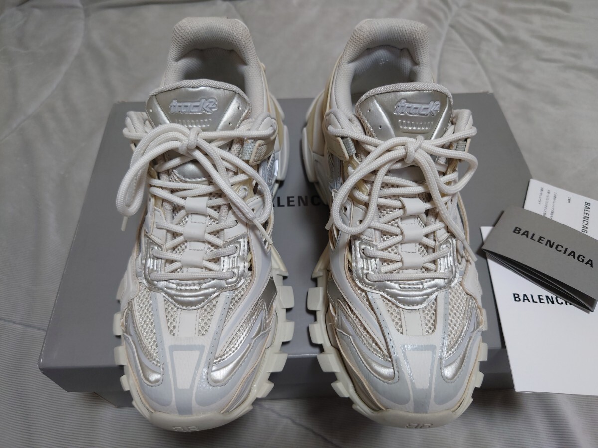 バレンシアガ track 2の通販 中古・古着通販BALENCIAGA レッド×グレー 
