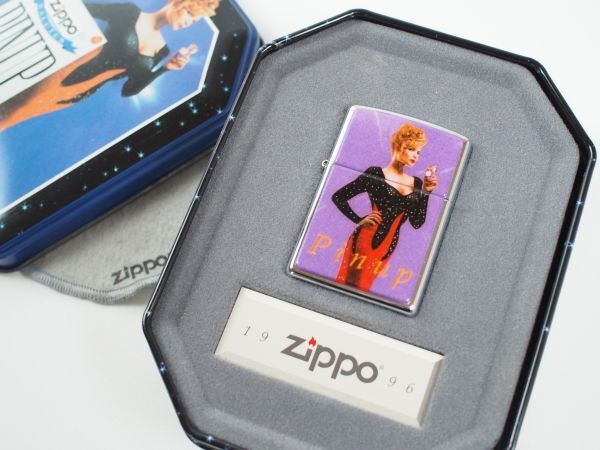 ジッポー ピンナップガール PINUP GIRLS 1996年製 缶ケース付き ZIPPO　検）オイルライター ビンテージ