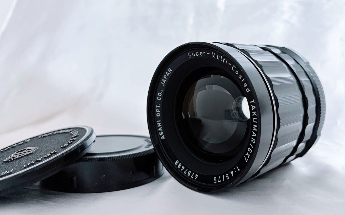 ☆極上美品☆ PENTAX ペンタックス SMC TAKUMAR 6X7 75MM F4.5 #10591