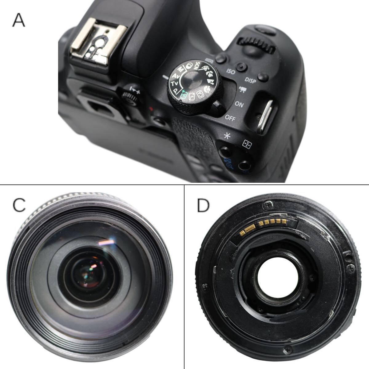 Canon EOS Kiss X9i】 訳あり ジャンク レンズセット TAMRON EF 18-200
