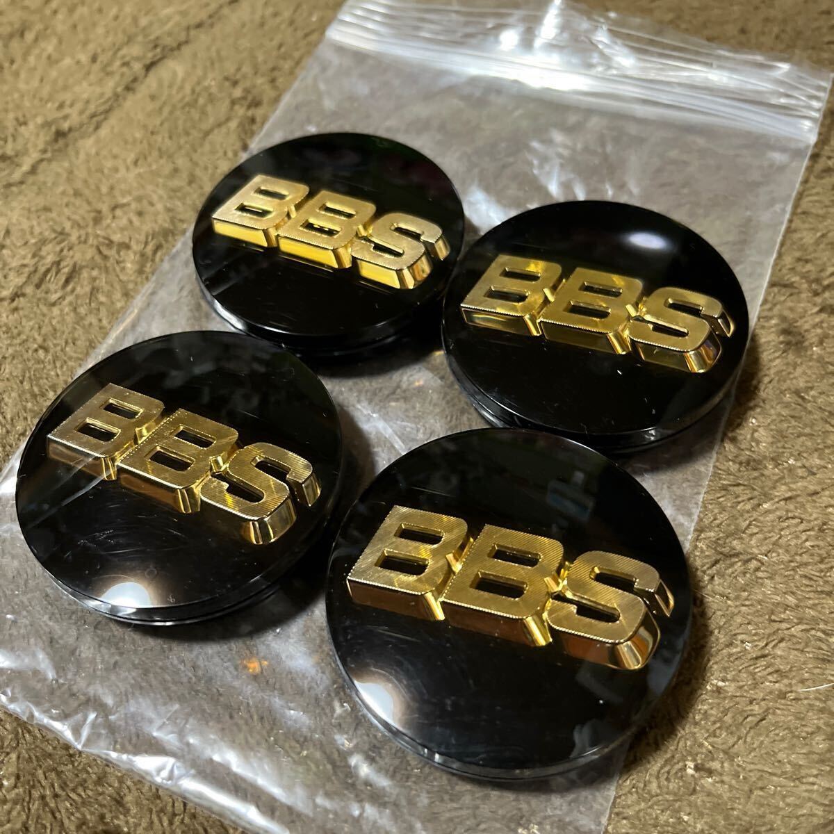 BBS センターキャップ φ56 ブラック 4枚 56.24.012 P5624002G 美品中古