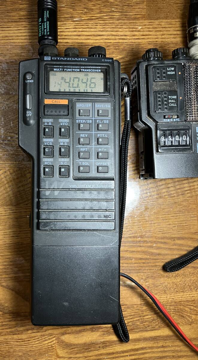 STANDARD C500 ハンディトランシーバー 2台セット アマチュア無線