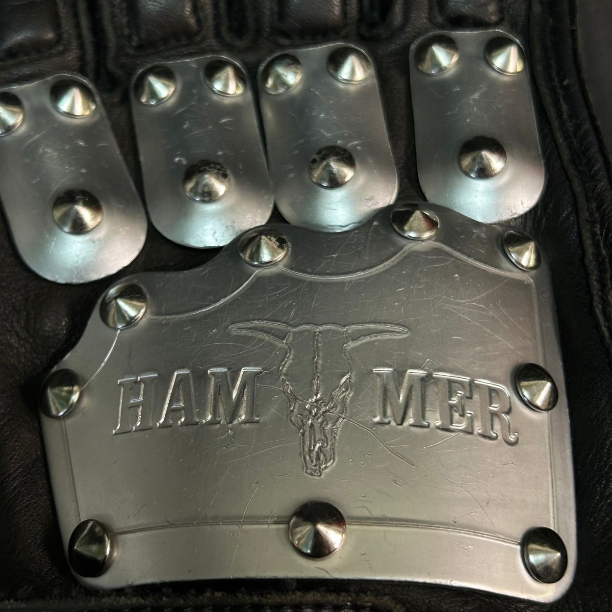 GLOVE HAMMER 革手袋 KADOYA(カドヤ) ガントレット カドヤ レザー 