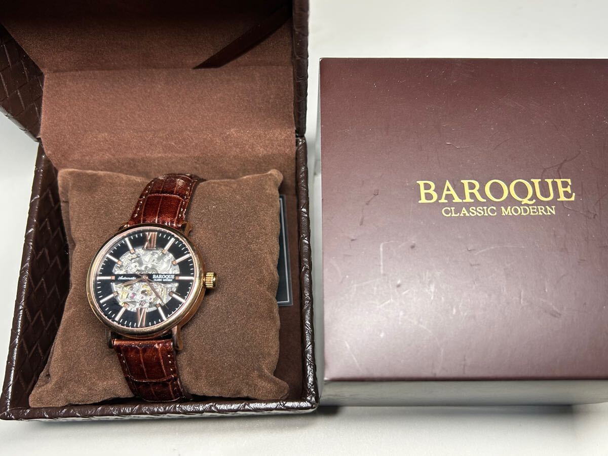 BAROQUE 腕時計 日本製 時計 自動巻き バロック ウォッチ メンズ 