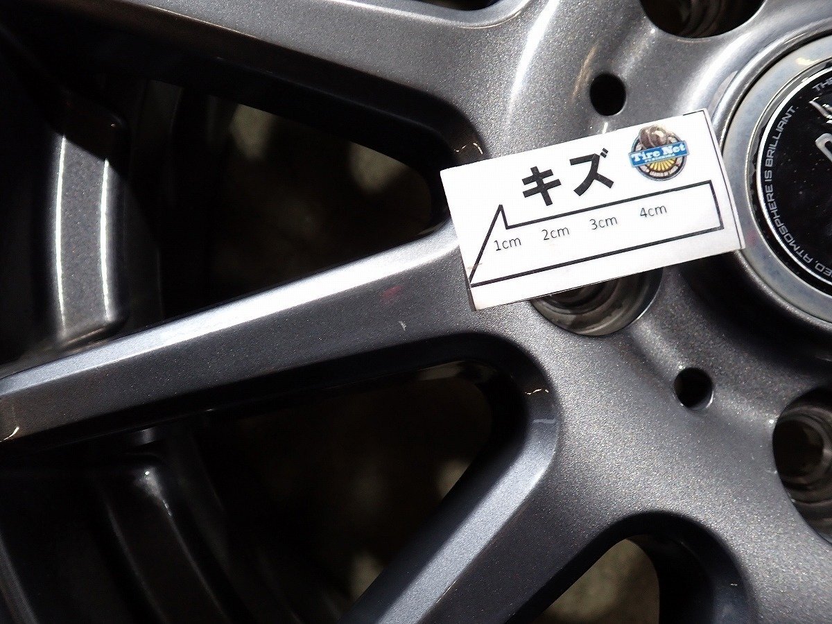 YS14310【送料無料195/65R15】80系ノア VOXY ステップワゴンなどに 2021年製 中古スタッドレス★15×6J 114.3/5H ET52★1円スタート_8