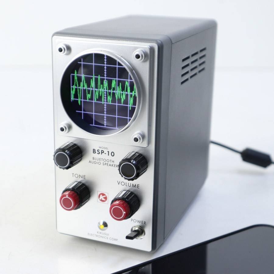 昭和レトロ計測器型 Bluetoothオーディオスピーカー BSP-10 (菊水電子 