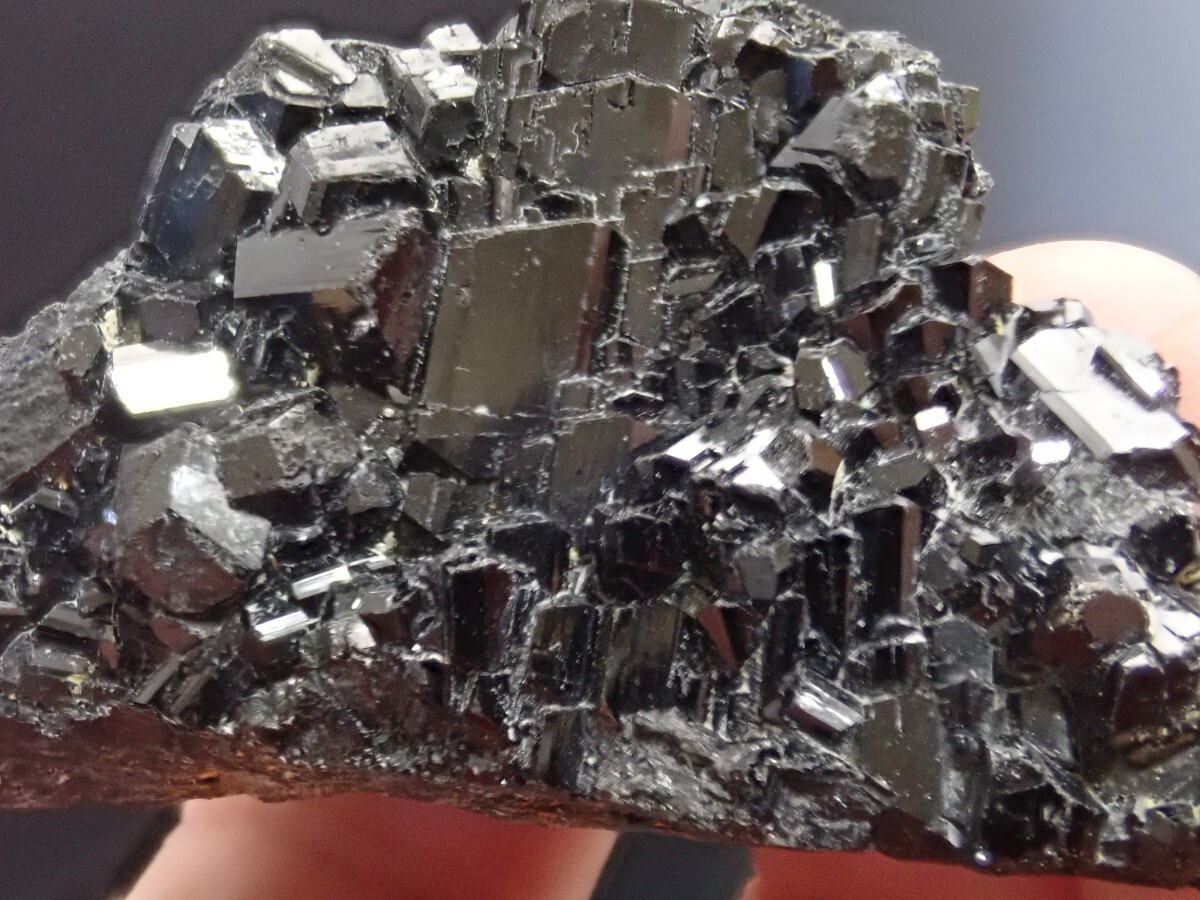 幾何学結晶】ショール 鉄電気石 原石 標本 原石 岩石、鉱物