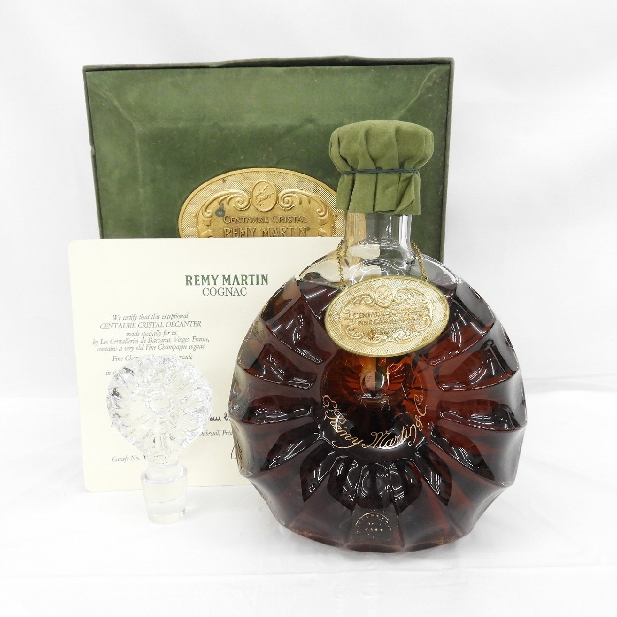 □【未開栓】REMY MARTIN レミーマルタン セントークリスタル バカラ