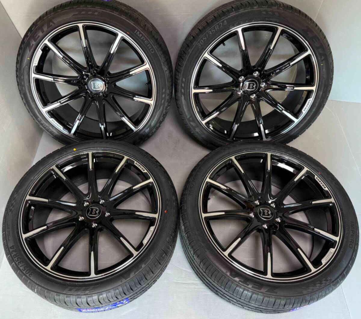 【人気定番，正規品】 BRABUS Monoblock 24インチ ホイール&タイヤ4本SET ベンツ W463 W464 GクラスG350 G400 G63 ZETA IMPERO 2024年製(23インチ以上)｜売買されたオークション情報、yahooの商品情報をアーカイブ公開 - オークファ 23インチ以上