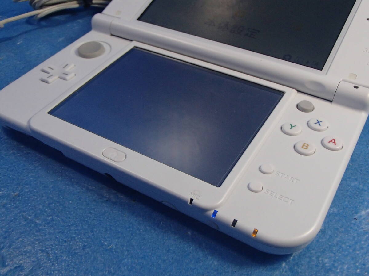 【動作確認済】New ニンテンドー3DS LL RED-001 初期化済み パール 