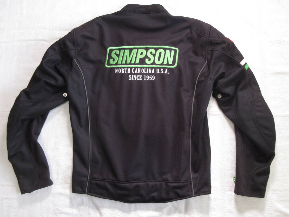 中古 絶版 激レア シンプソン SIMPSON ナイロンメッシュ ライダース