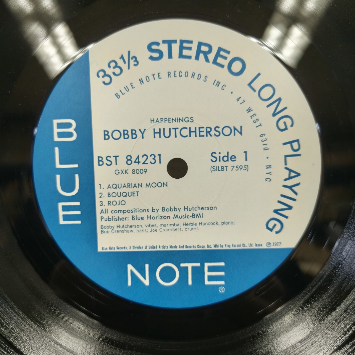 Bobby Hutcherson Happenings LP Blue Note ボビー ハッチャーソン