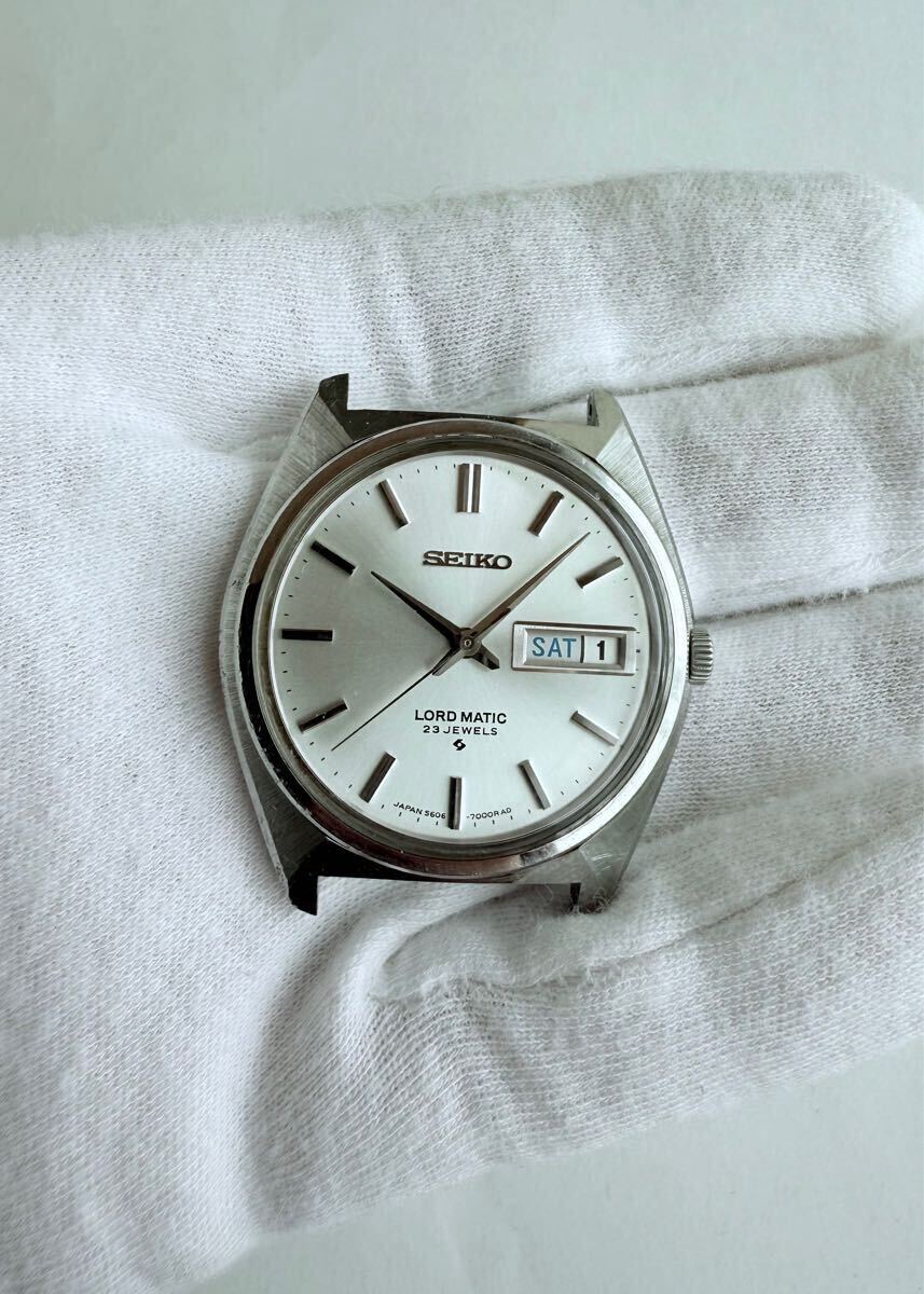 ロードマチック セイコー SEIKO □ 5606-7130 文字盤 【稼動品