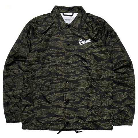 HOT 極美 Carhartt WIP Strike Coach Jacket Sサイズ コーチ ジャケット Camo Tiger タイガーカモ カーハート ワークインプログレス(ジャンパー、ブルゾン)｜売買されたオークション情報、yahooの商品情報をア 男性用